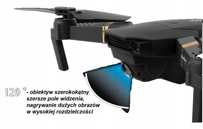 Dron JY019 WiFi FPV Kamera 2MP Kieszonkowy LED