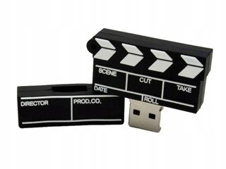 PENDRIVE USB SZYBKI FLASH DRIVE ULTRA PAMIĘĆ ZAWIESZKA KLAPS FILMOWY  32GB
