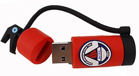 PENDRIVE USB SZYBKI FLASH DRIVE ULTRA PAMIĘĆ ZAWIESZKA PREZENT GAŚNICA 8GB